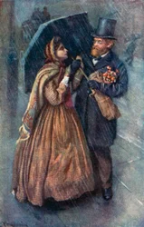 Illustration pour Les quatre filles du docteur March de Louisa M. Alcott